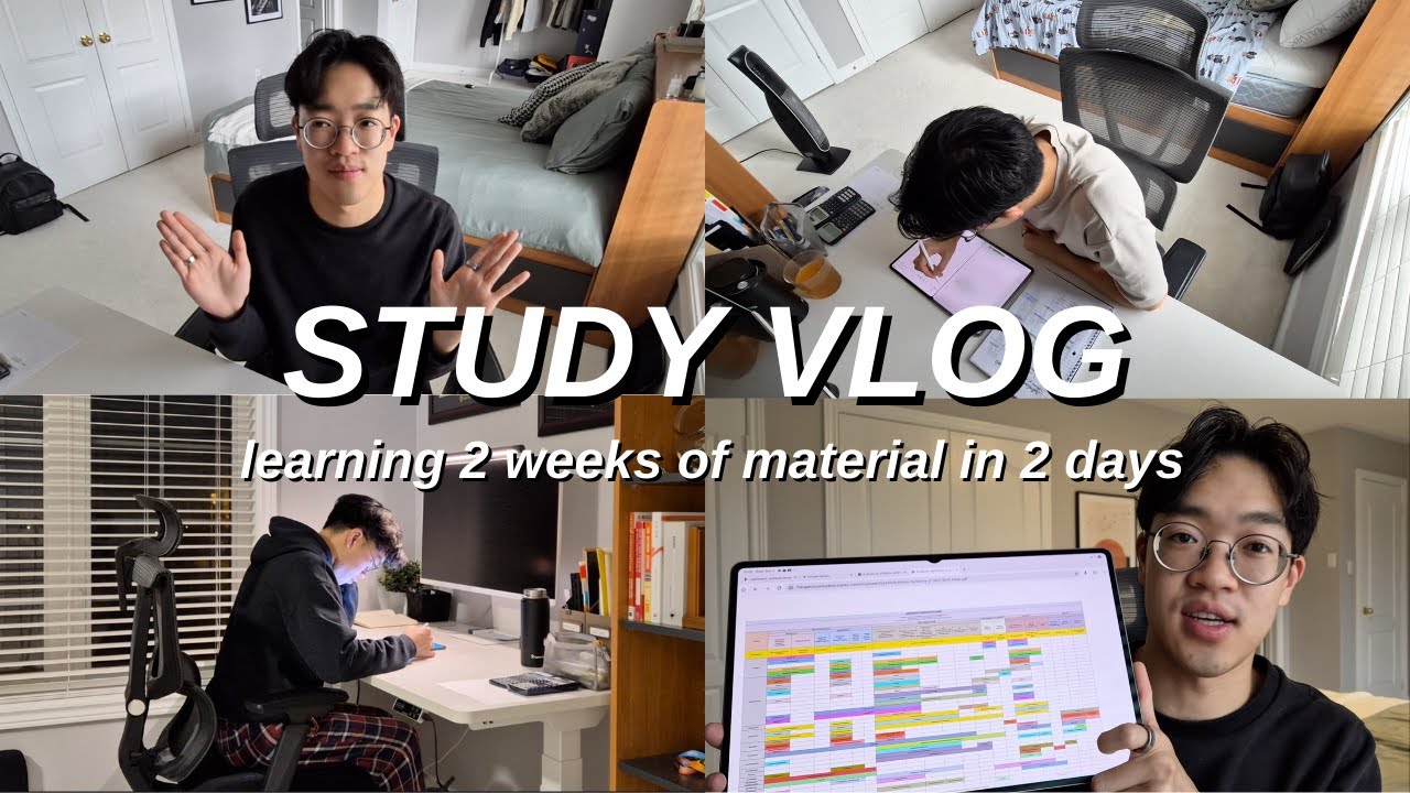 i'm 2 WEEKS BEHIND in my STUDIES and have 2 DAYS to CATCH UP *when to CHANGE your study method*