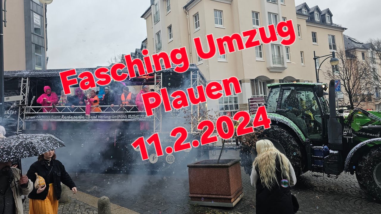 Faschingsumzug Plauen 2024 11 Februar #carnevale