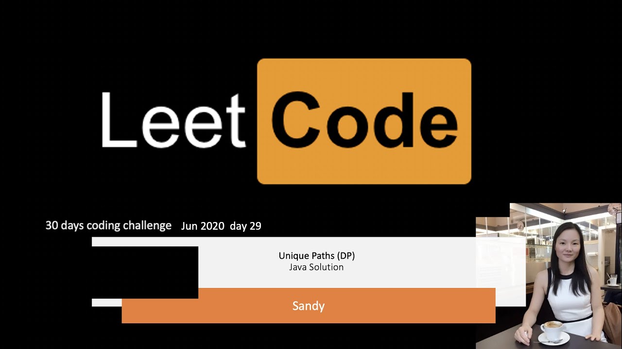 Unique Paths leetcode java solution