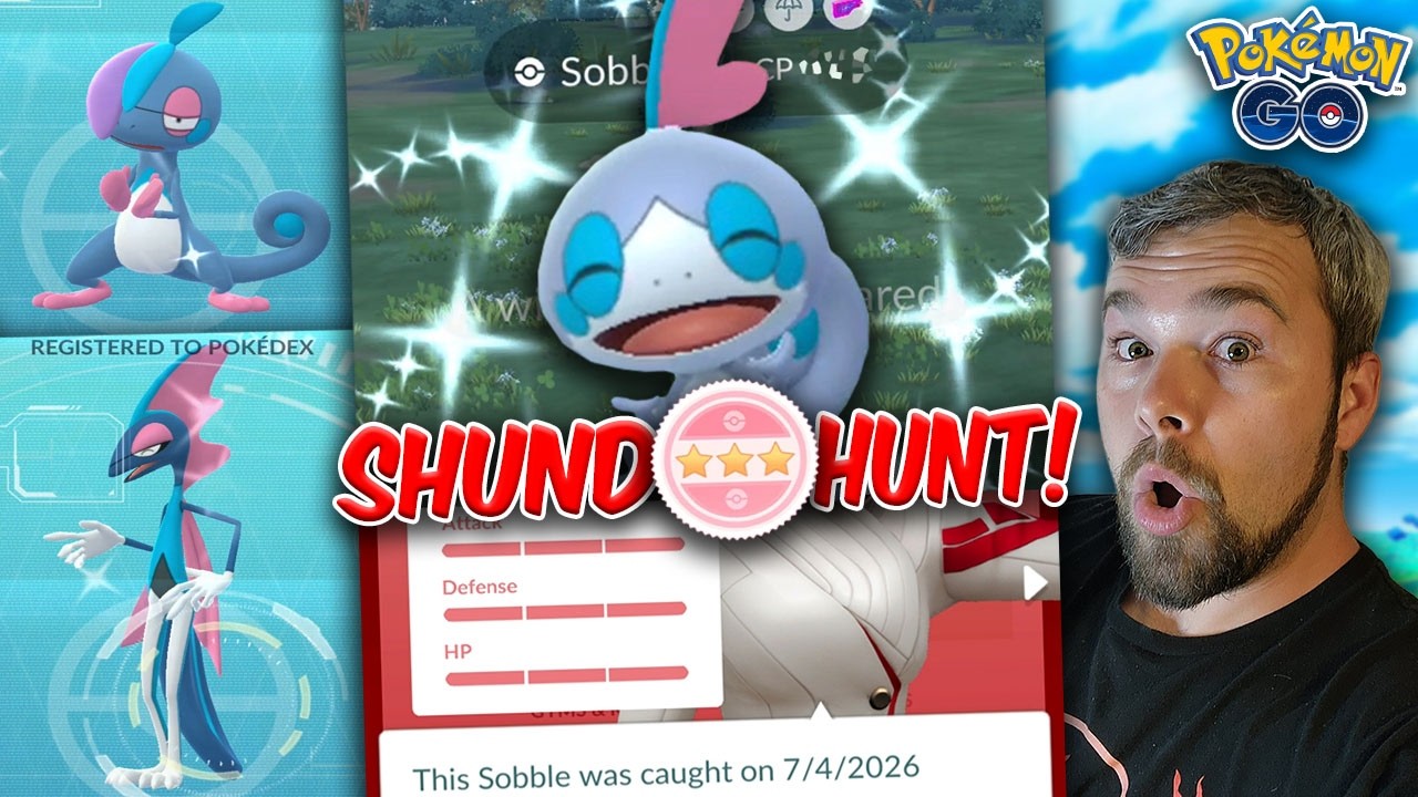 Охота на шайни-хандо Соббла в Фукуоке! (День сообщества в Pok&eacute;mon GO)