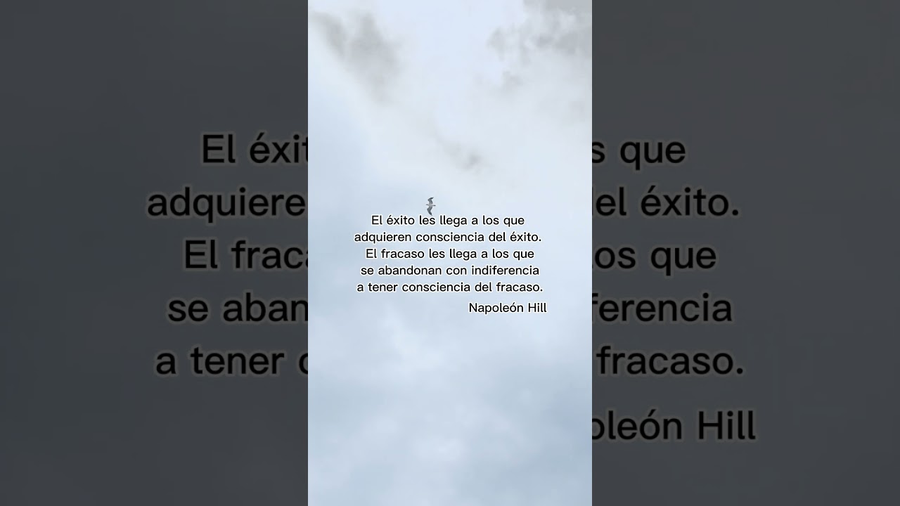 el &eacute;xito les llega a los que adquieren conciencia del &eacute;xito