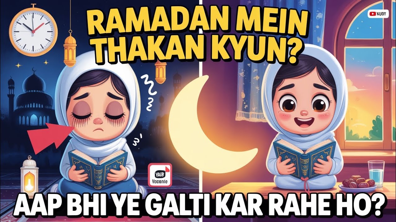 Ramadan Mein Thakan Kyun Hoti Hai? | Perfect Ramadan Routine for Energy & Ibadat
