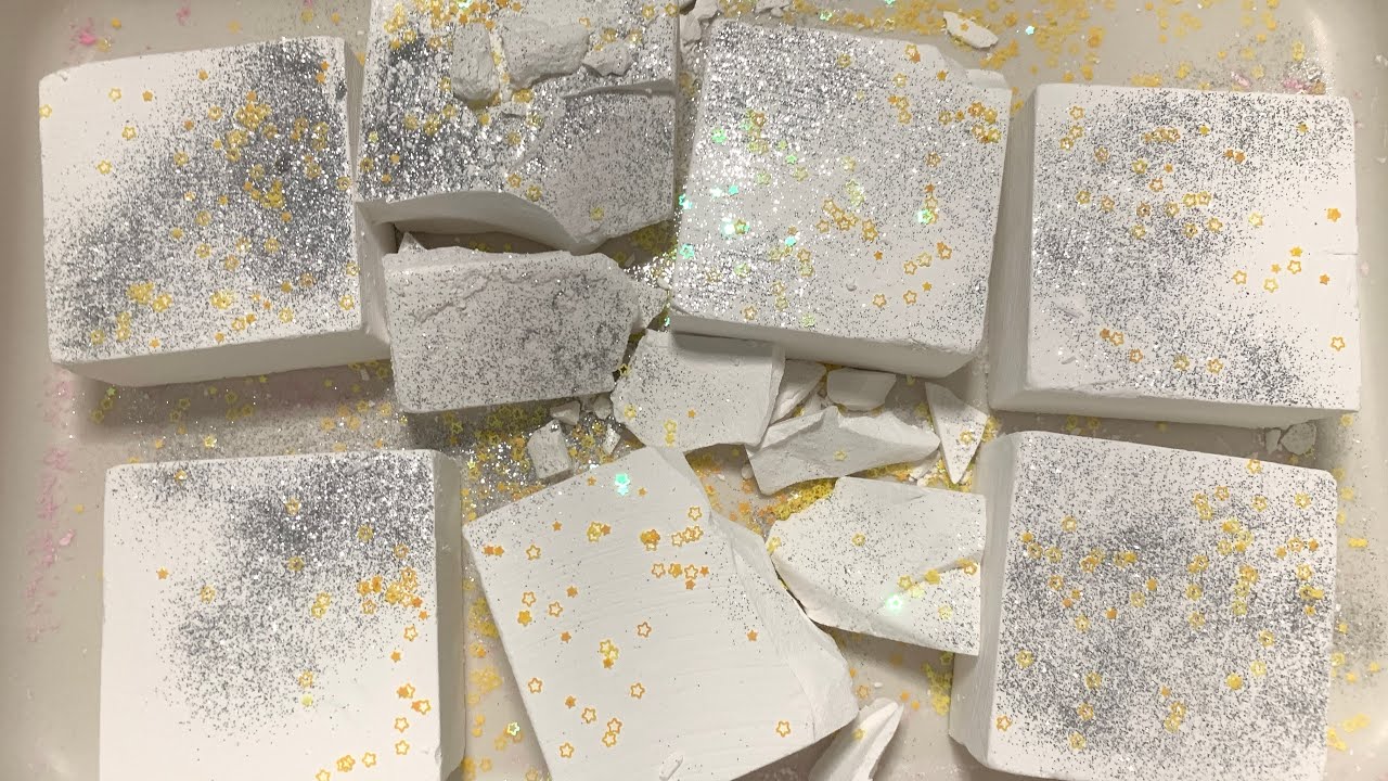 Fresh gym Chalk Topped with glitter