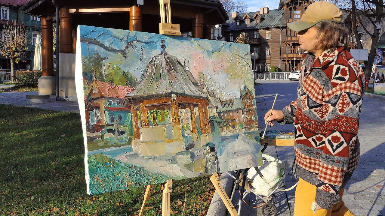 Krynica-Zdrój, plener | Plein Air Painting