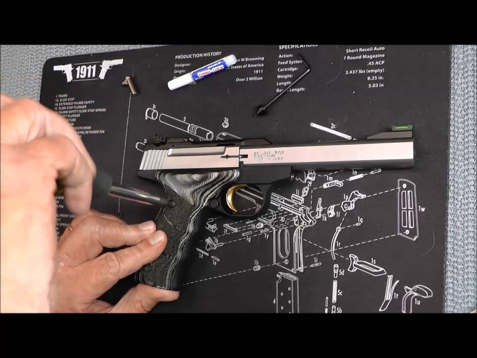 Buckmark Extended Mag Release installation