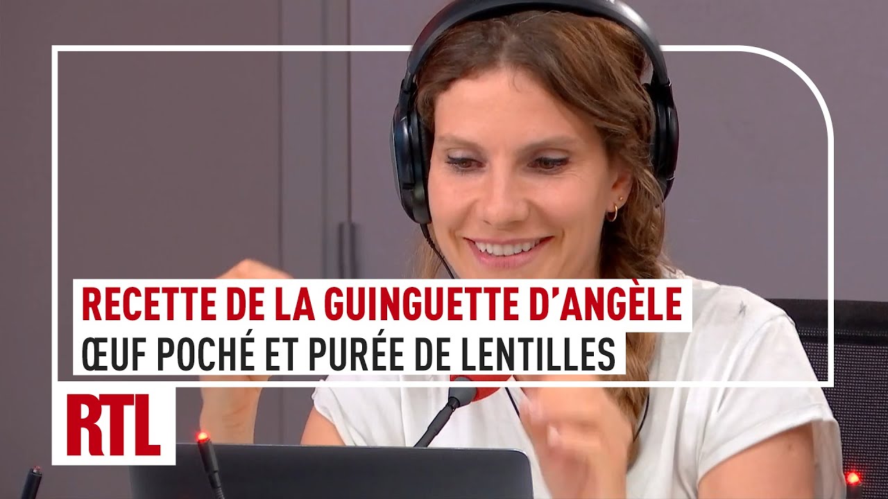 La recette de la Guinguette d'Angèle : œuf poché et purée de lentilles