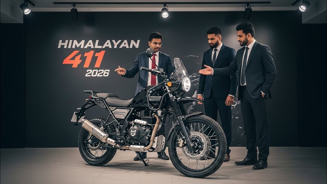 Представлен новый Royal Enfield Himalayan 411 2026 года! Модернизированный мотоцикл для приключен...