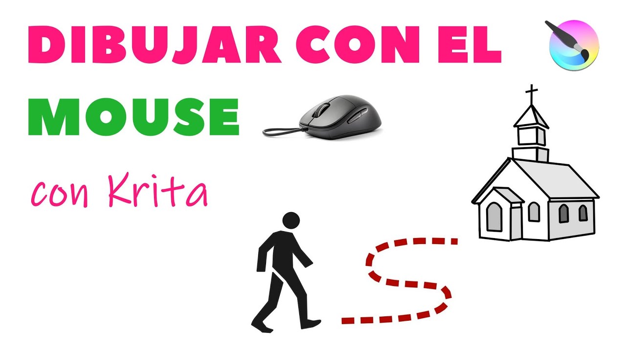 Cómo Dibujar con el Mouse con Krita : Diseña Iconos con el Ratón Fácil Usando Krita
