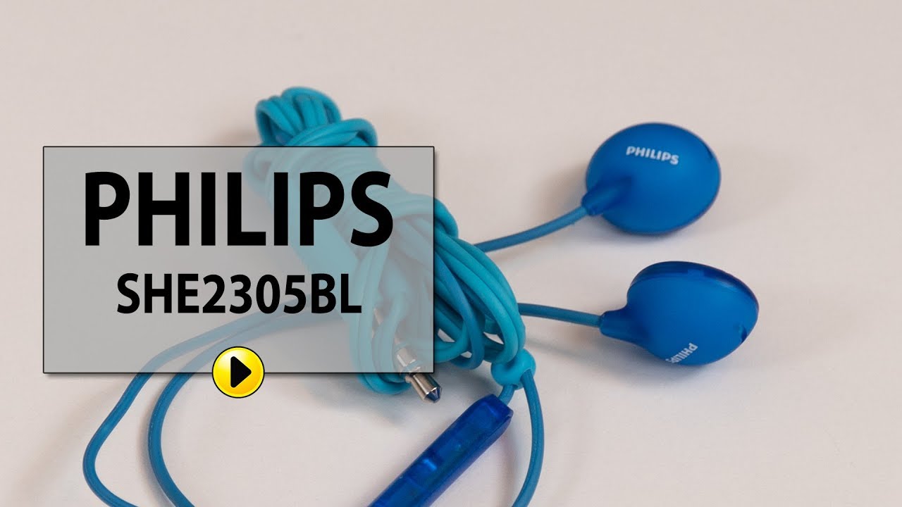 Słuchawki douszne PHILIPS SHE2305BL