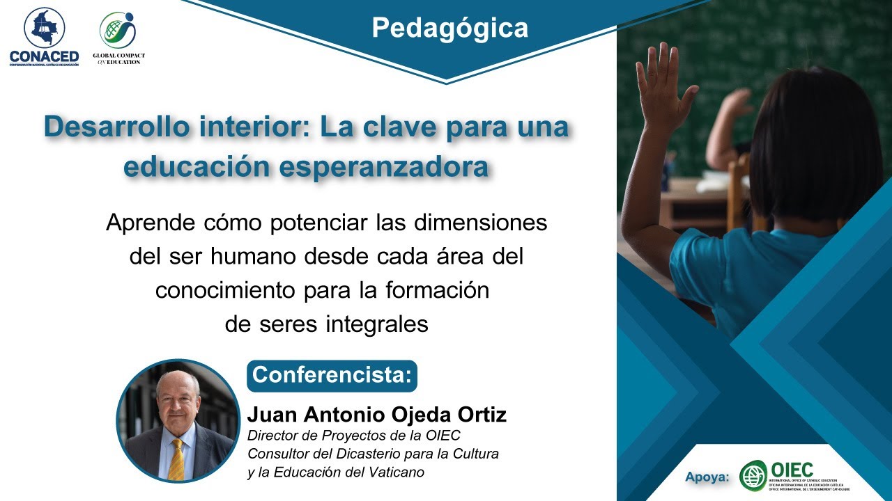 Charla - Desarrollo interior: La clave para una educaci&oacute;n esperanzadora