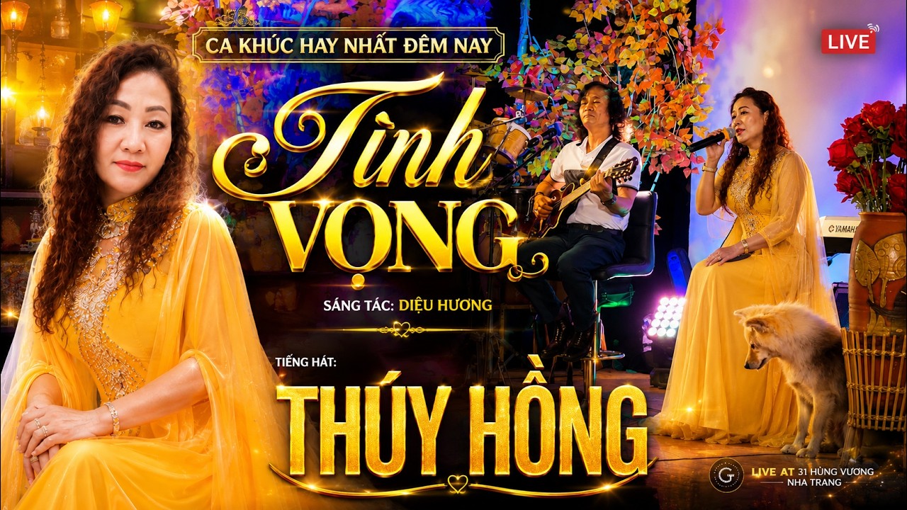 Ca khúc hay nhất đêm nay || Tình Vọng (Diệu Hương) || Tiếng hát THÚY HỒNG #DanhCaGalina #Cover