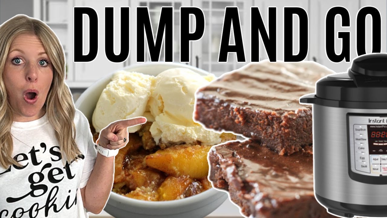 3 Easy DUMP AND GO Instant Pot DESSERTS