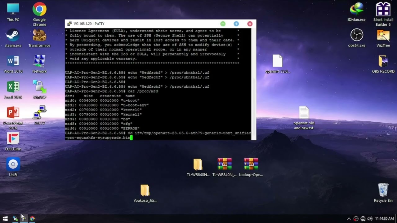 UAP AC PRO - OpenWRT Install