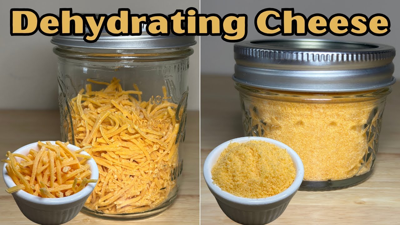 Dehydrating Cheese and Making Cheese Powder