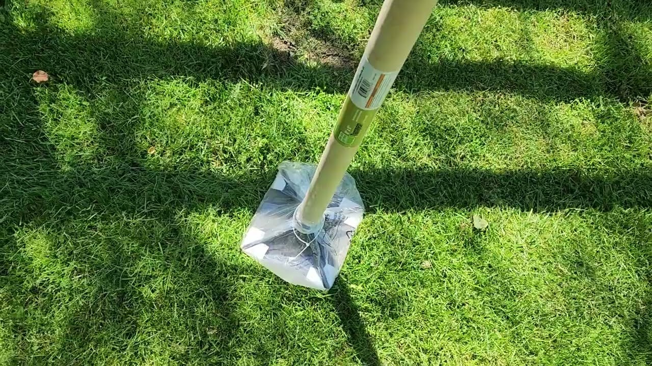 How to Kill Moles - With a Tamper While Leveling Your Lawn ***EASY!!!***