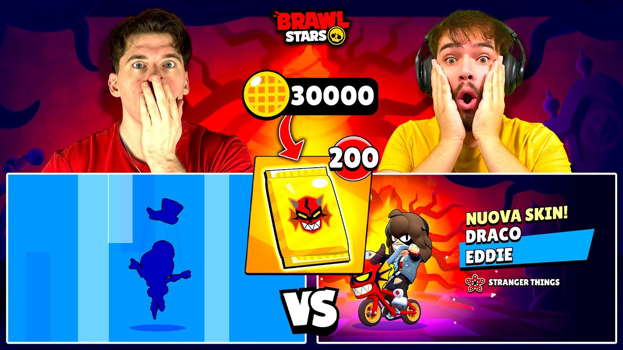 🧇 200x PACCHETTI di STRANGER THINGS! RaxoR vs Tia! | Brawl Stars ITA