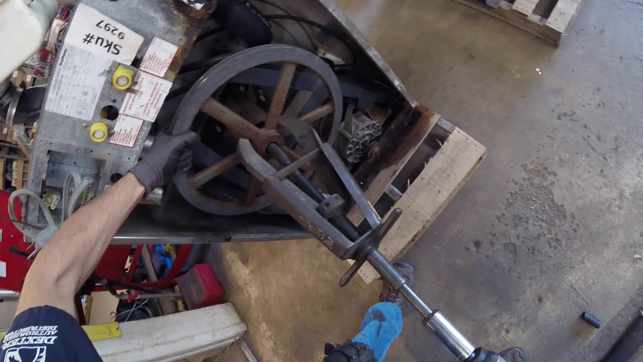 Changing Drum Bearings on a Speed Queen Commercial Washer- Part 3 of 11