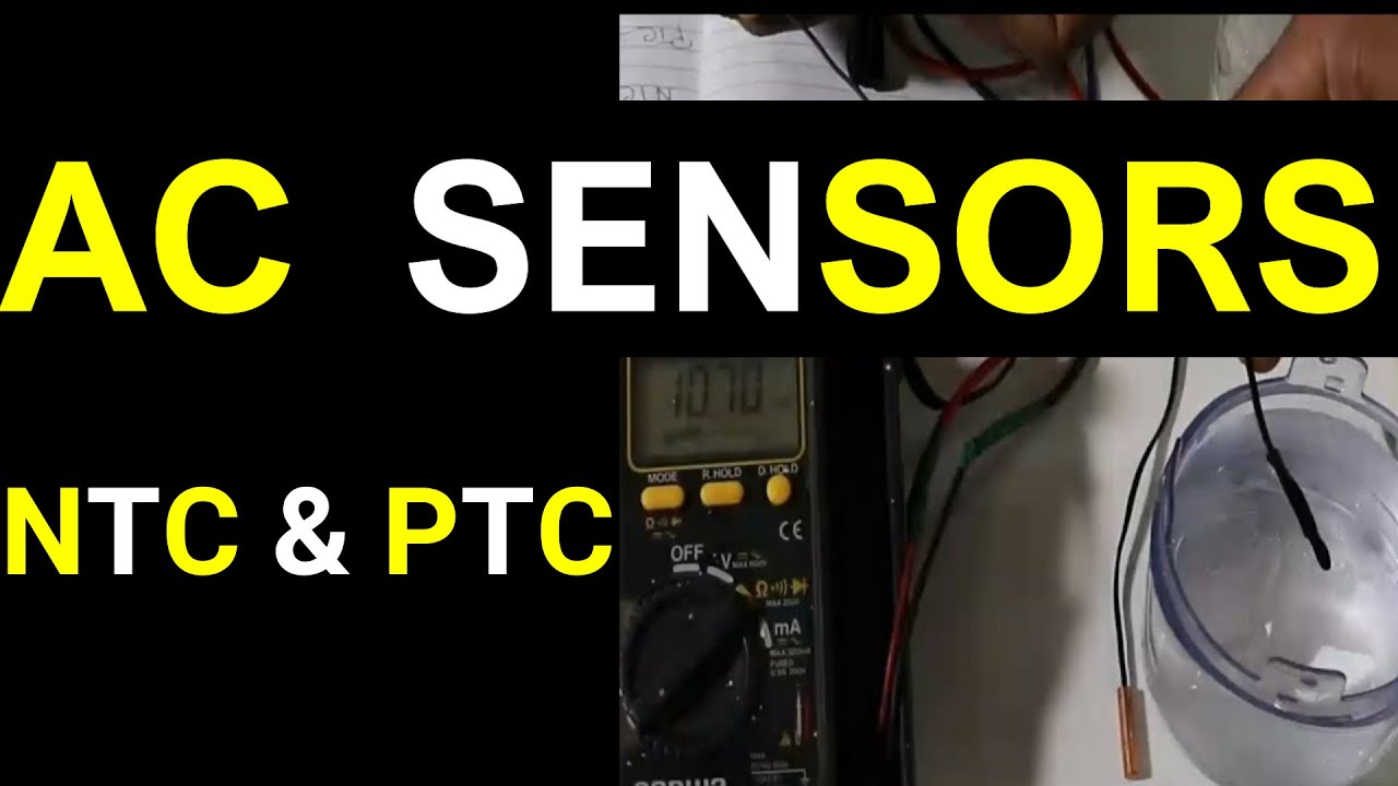 HOW TO TEST AIR CONDITIONER SENSRO.|| NTC AND PTC THERMISTORS. || Jabirwaqas.com