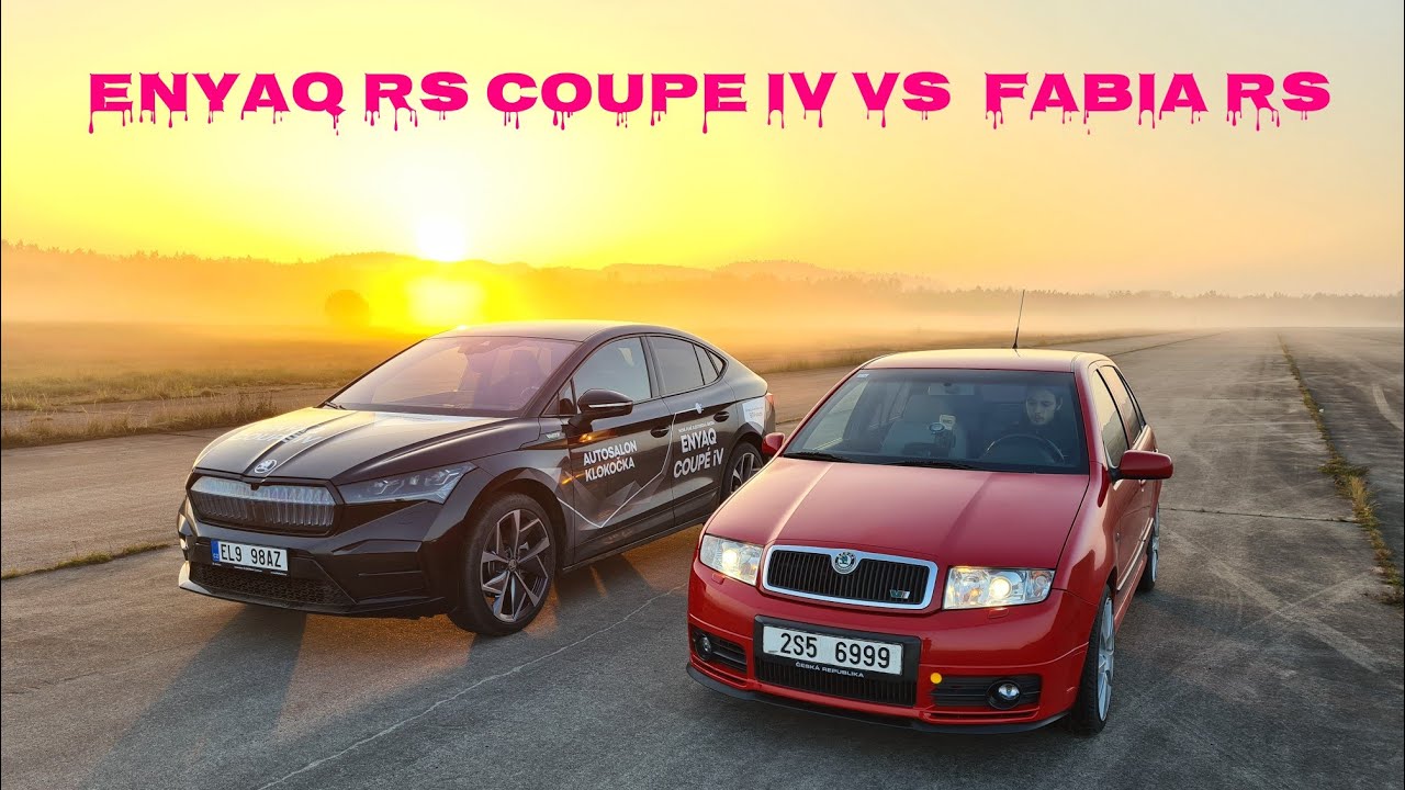 Škoda ENYAQ Coupé RS iV   VERSUS  Škoda Fabia RS