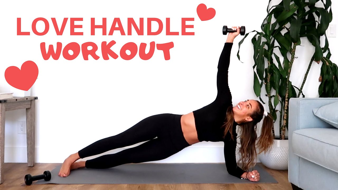 6 Minute Love Handle Workout | IN HOME ABS!