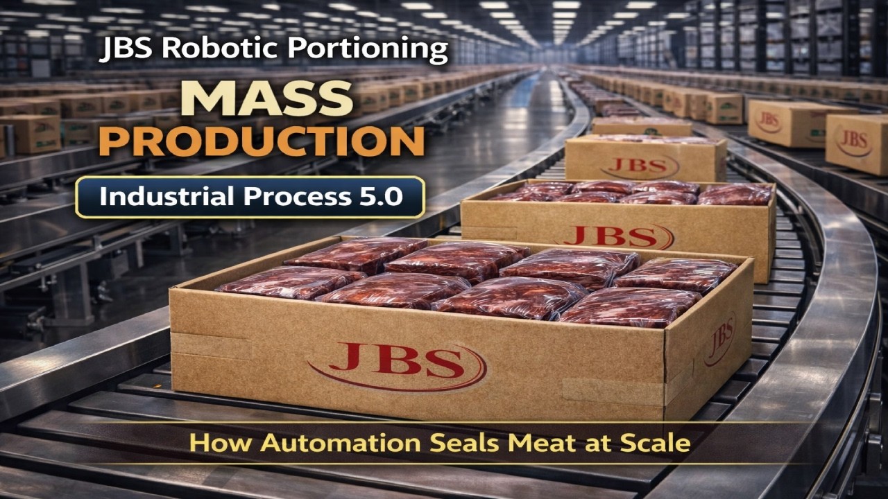 JBS USA's Automated Meat Processing | From Raw to Packaged in Seconds