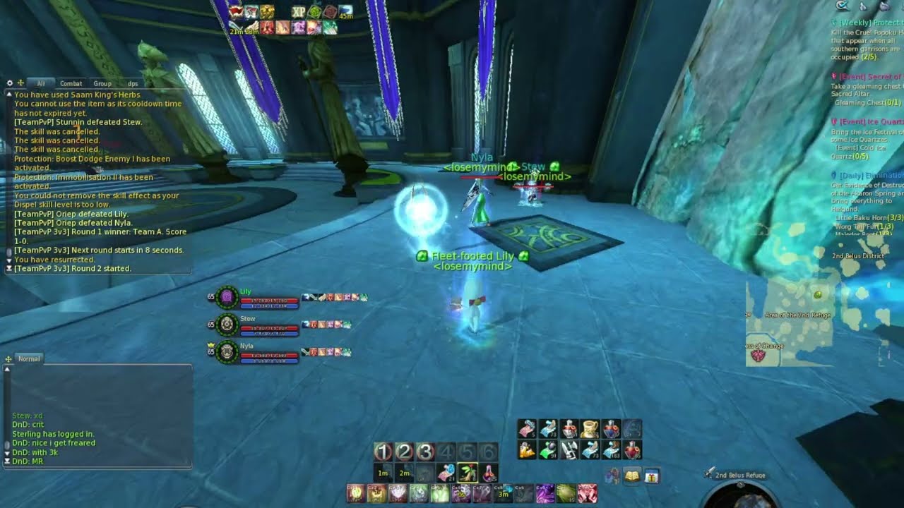 Aion 4.8 teampvp Asmodian 3v3 #2 United Aion