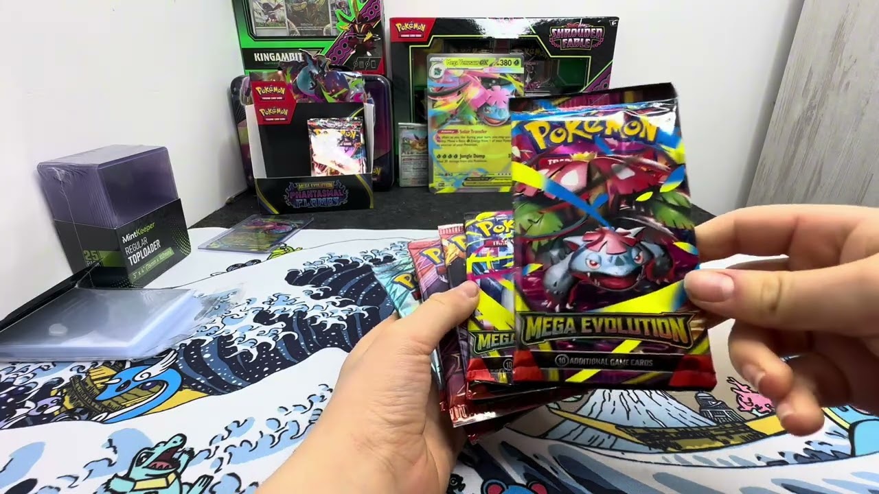 Opening up a mega Venusaur box