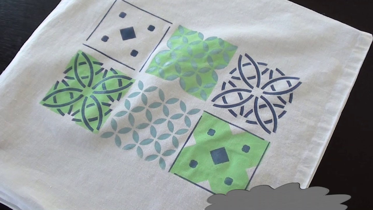 DIY - PEINTURE TEXTILE