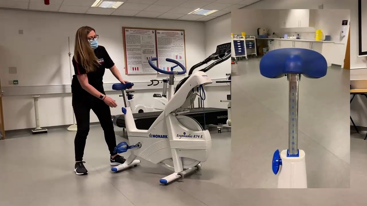 How to use a Monark cycle ergometer