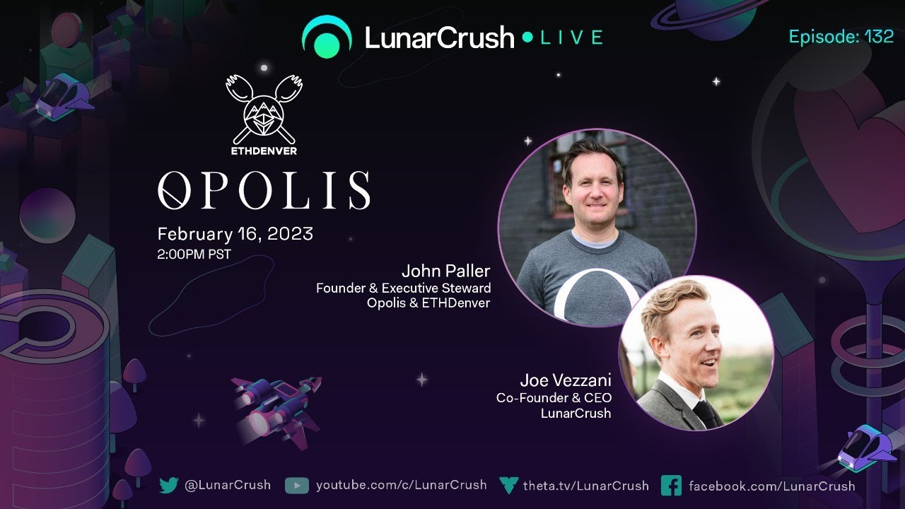 LunarCrush Live with Opolis & ETHDenver!