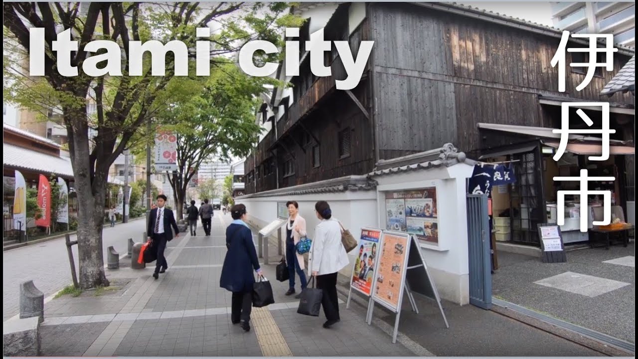 Walking Itami city (伊丹市) - JR Itami Sta., Hankyu Itami Sta. and Regidential area [4K] POV