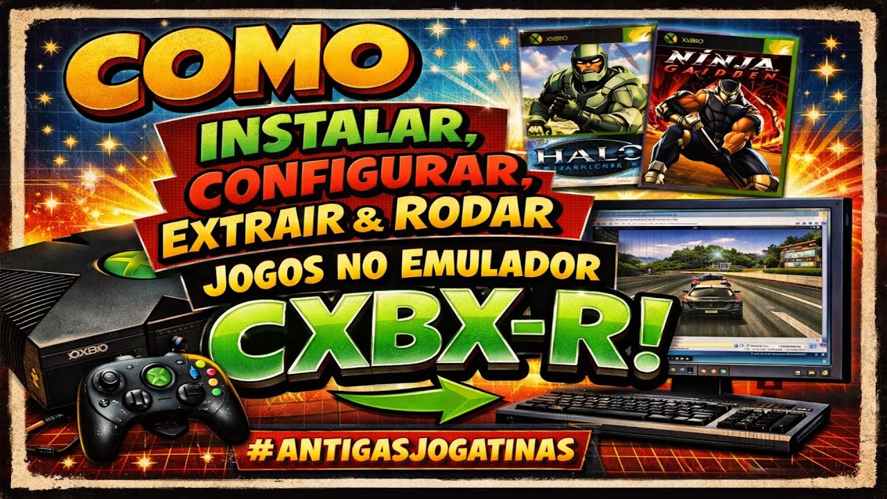 [TUTORIAL] - COMO INSTALAR, CONFIGURAR, EXTRAIR & RODAR JOGOS NO EMULADOR CXBX-R. 