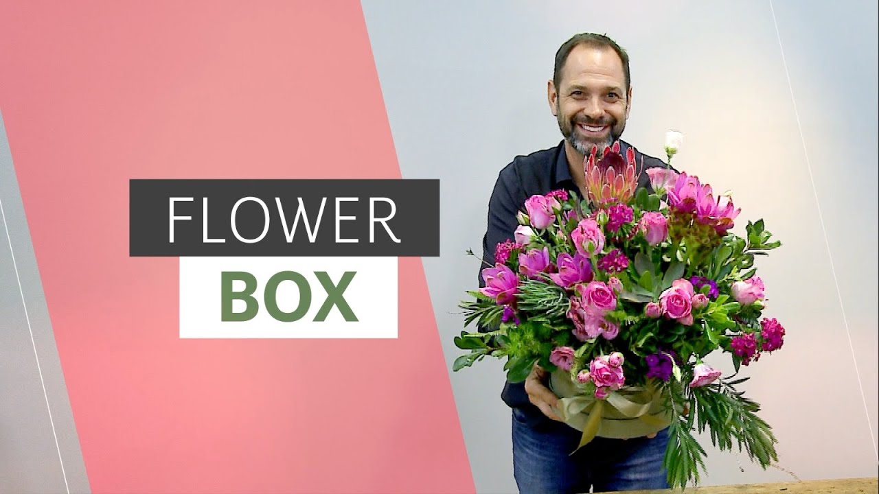 Como fazer uma Caixa de Flores (FLOWER BOX)