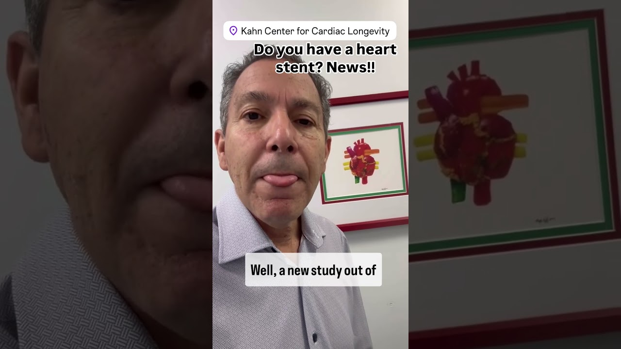 Do you have a heart stent?  News to know!
