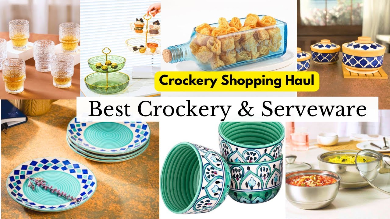 Best Crockery & Serveware | Huge Crockery Haul | Ceramic Crockery |Trendy Crockery Collection