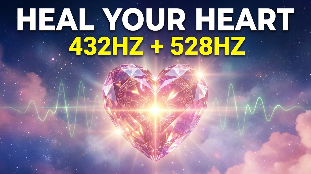 432Hz + 528Hz 💖 Manifest Love, Healing & Positive Energy (2 Hours)