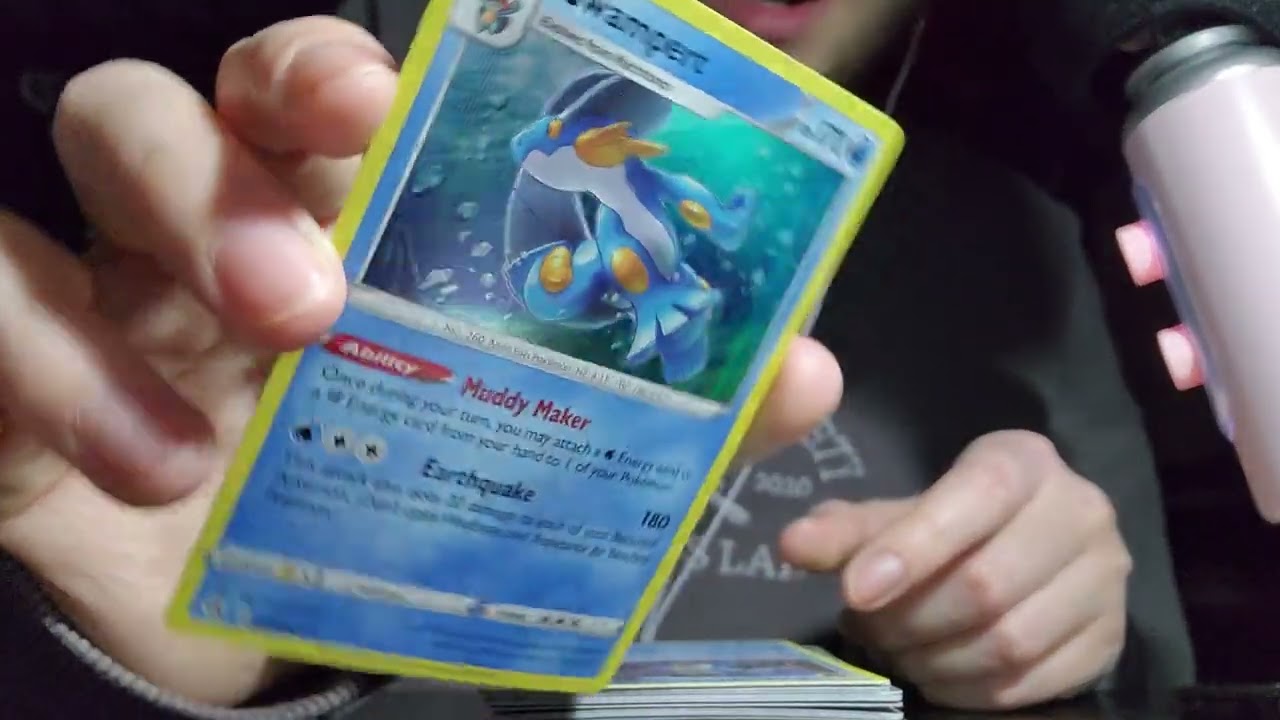 Sleeving a Pokemon Deck | Whispered ASMR