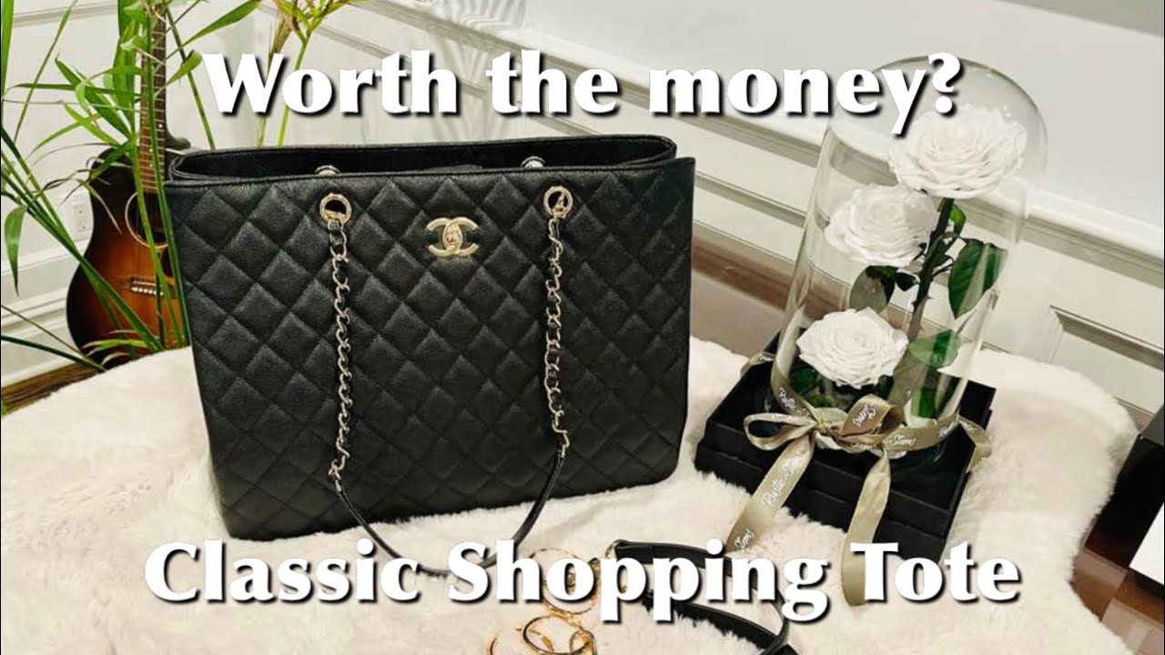 Chanel Caviar Quilted Large Shopping Tote / worth the money? / mod shots