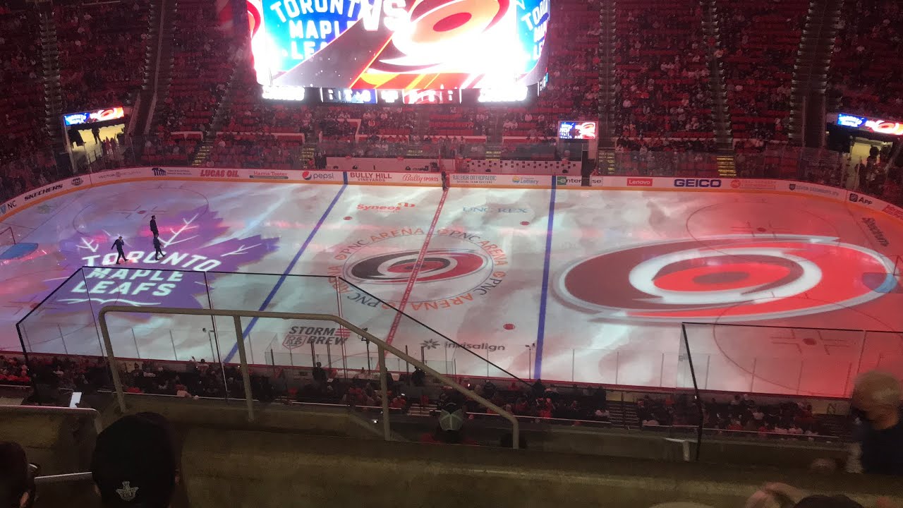 Carolina Hurricane Game Day experience in the Loudest arena in the NHL￼! Vs Toronto￼￼