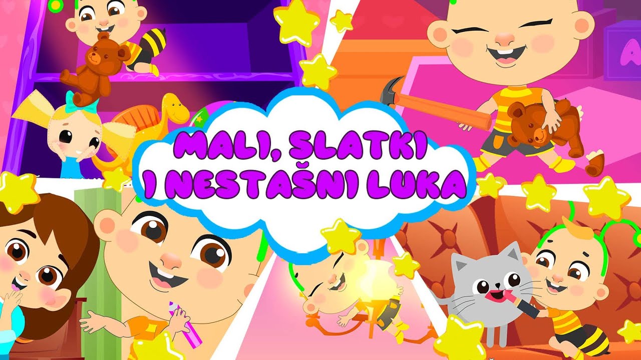 Mali, slatki i nestasni Luka | decije pesmice | pesme za decu | djecije pjesmice | mama voli Luku