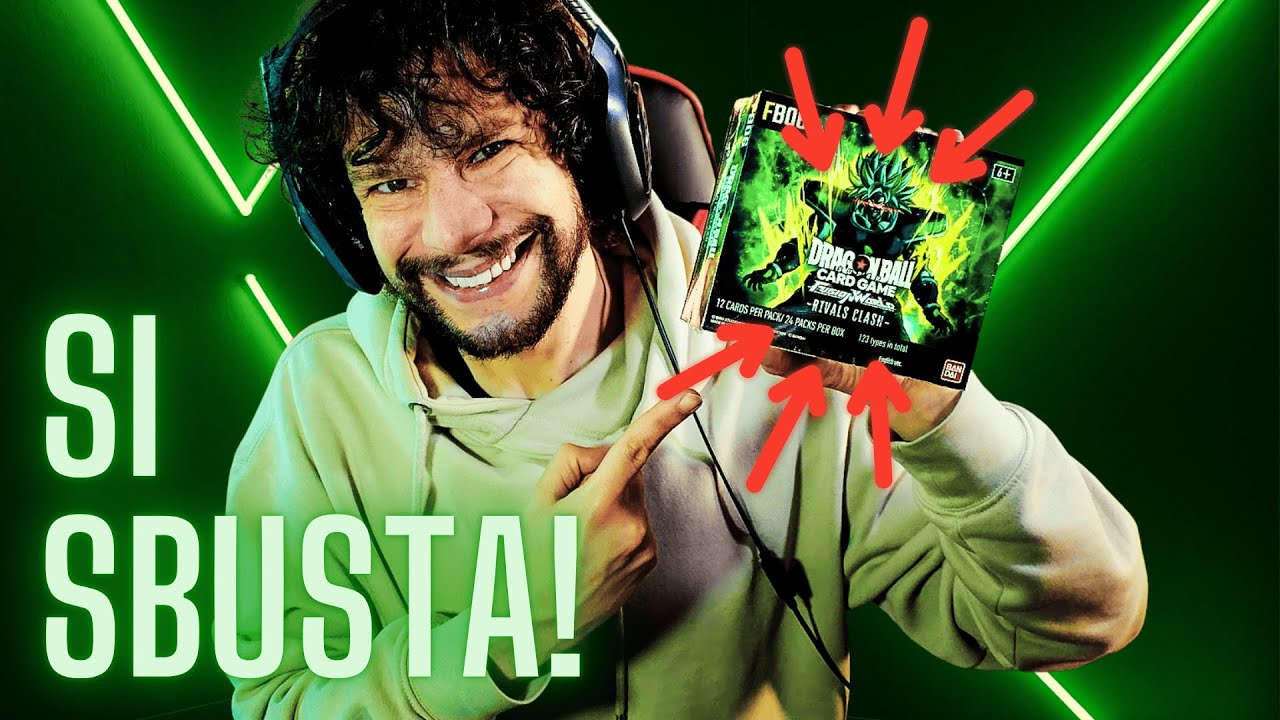 È arrivato BROLY! Apro un BOX di FB06 RIVALS CLASH! Dragon Ball Fusion World