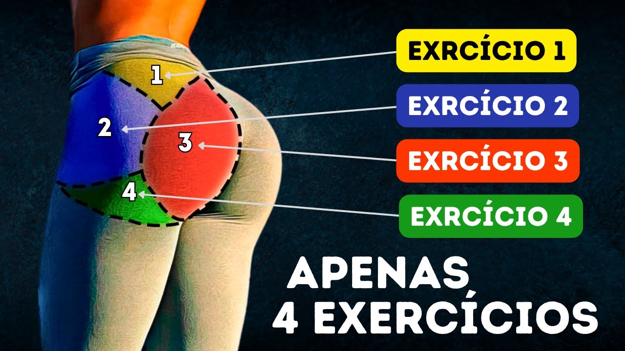 O BUMBUM DOS SONHOS com 4 Exercícios para fazer Em Casa | 4 Melhores Exercícios para Glúteos #26