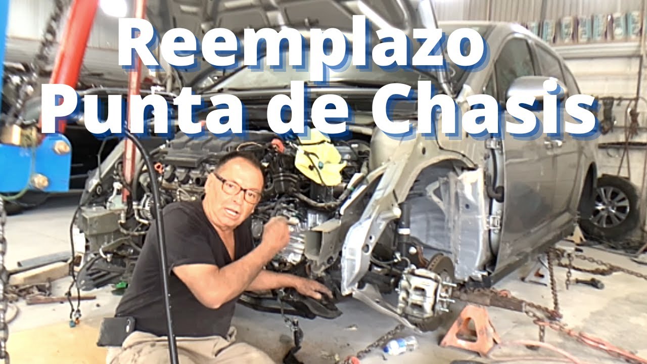 como reemplazar un riel de marco de carro. Paso a paso