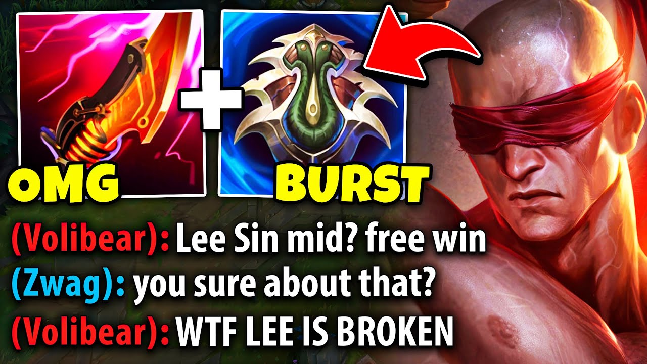 This guy thought I was trolling with Lee Sin mid... so I had to teach him a lesson