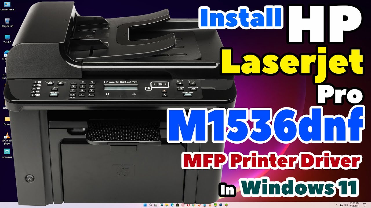 Как вручную скачать и установить драйвер принтера HP LaserJet Pro M1536dnf на ПК/ноутбук с Window...