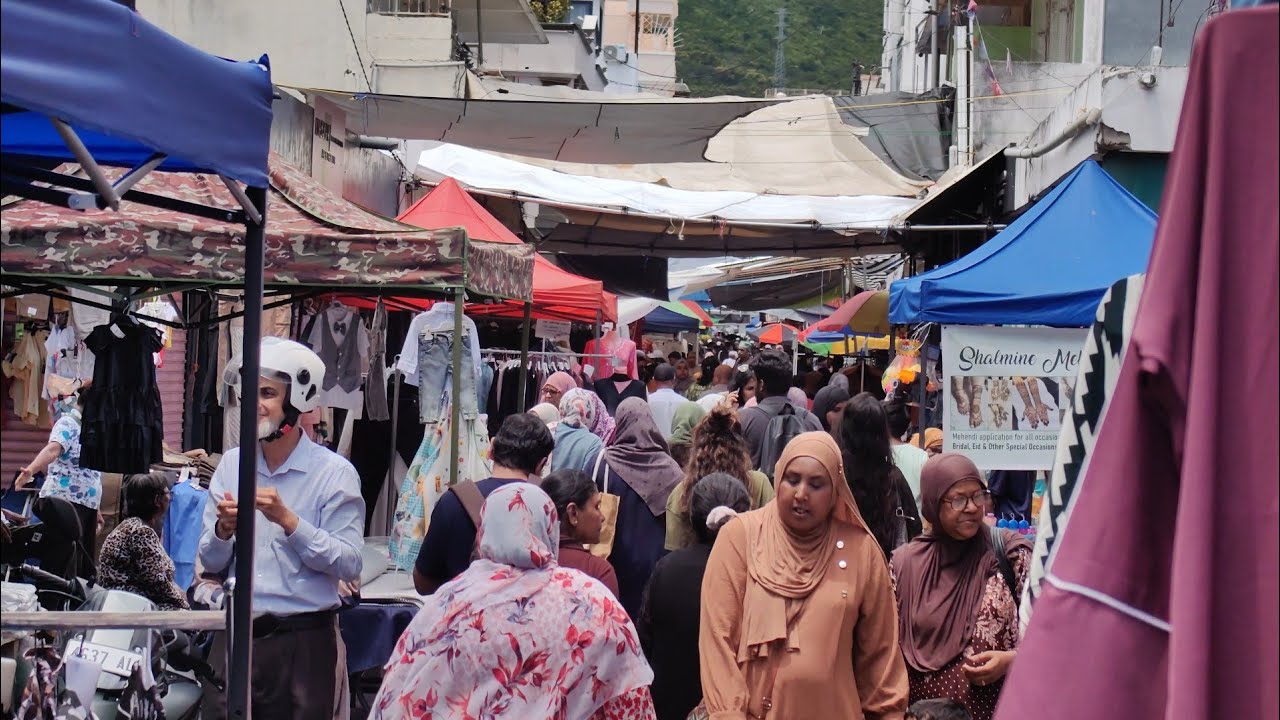 Big Eid Bazaar in Pagoda Street Port Louis 🇲🇺