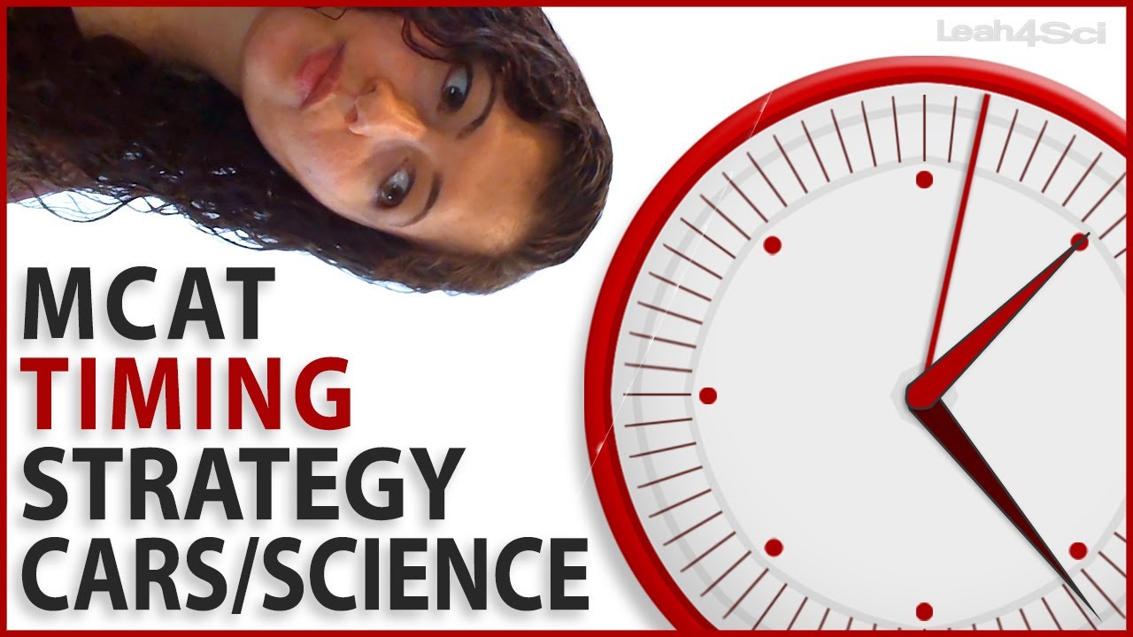 MCAT Timing Strategy for CARS and Science Passages