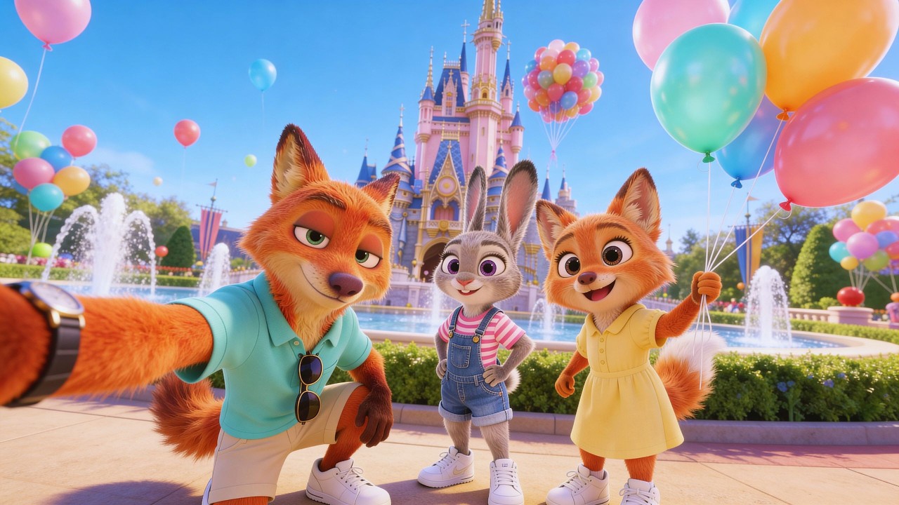 ZOOTOPIA 2 - Best Day Ever! Nick, Judy and Kitty Family Trip to Zootopia's WonderWorld | (4K AI)