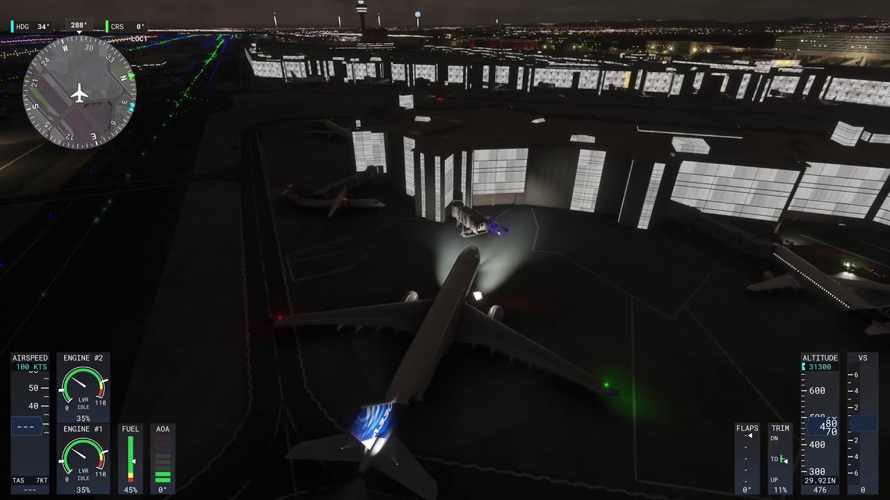 Microsoft Flight Simulator PS5 from New York to Frankfurt