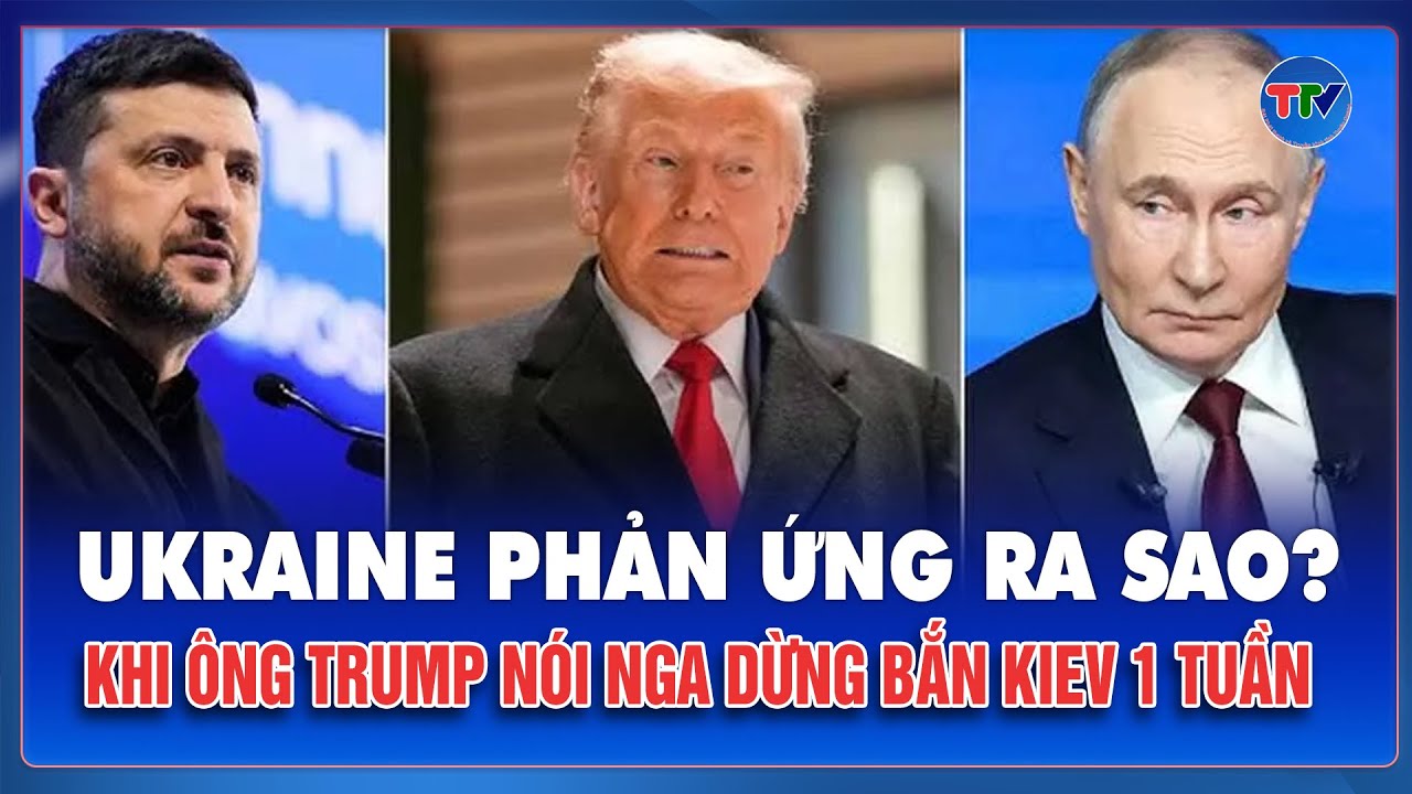 Ukraine phản ứng ra sao khi ông Trump nói ông Putin chấp thuận ngừng bắn Kiev 1 tuần?